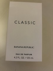 BANANA REPUBLIC Classic Unisex Eau de Parfum Spray, 4.2 Ounces nuevo en caja