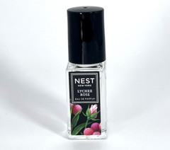 NEST New York Eau De Parfum LYCHEE ROSE Mini Travel Size Rollerball 0.1oz 3mL