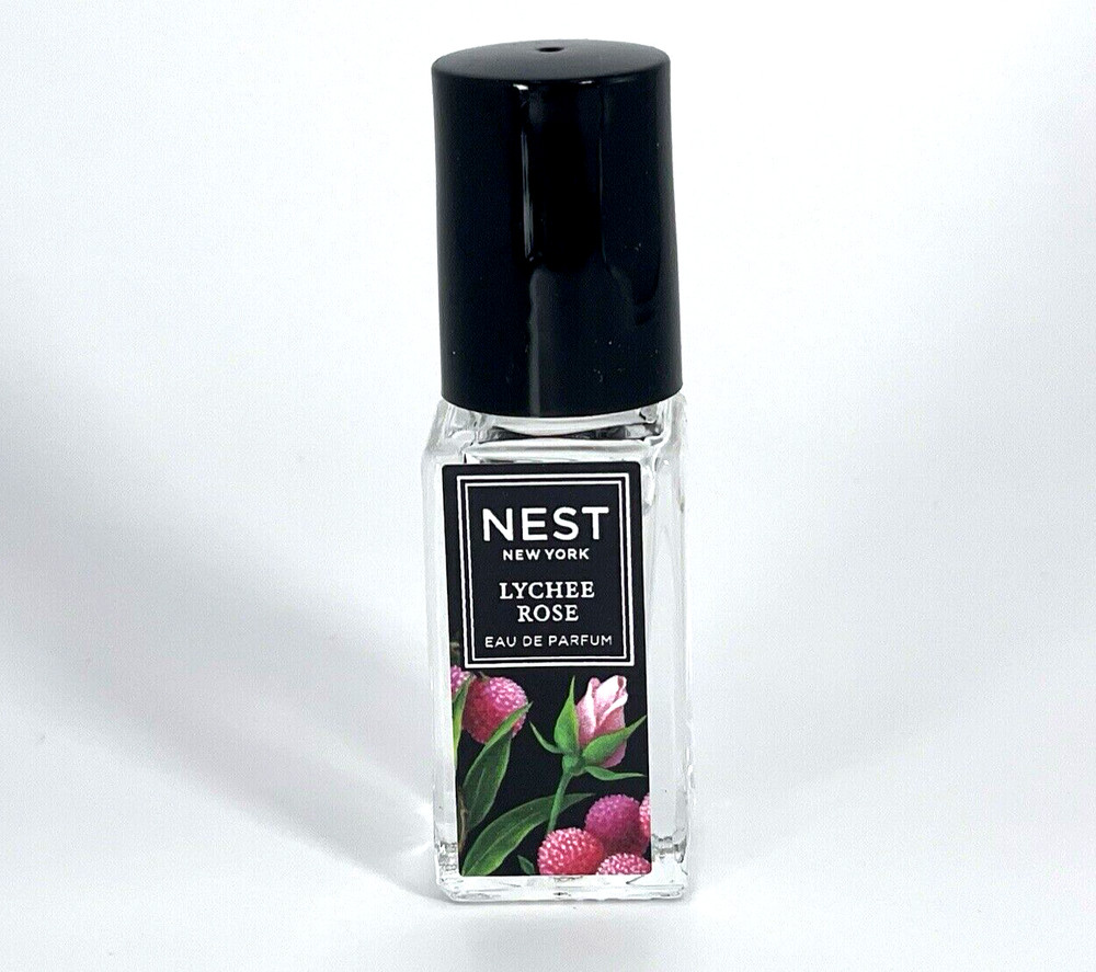 NEST New York Eau De Parfum LYCHEE ROSE Mini Travel Size Rollerball 0.1oz 3mL