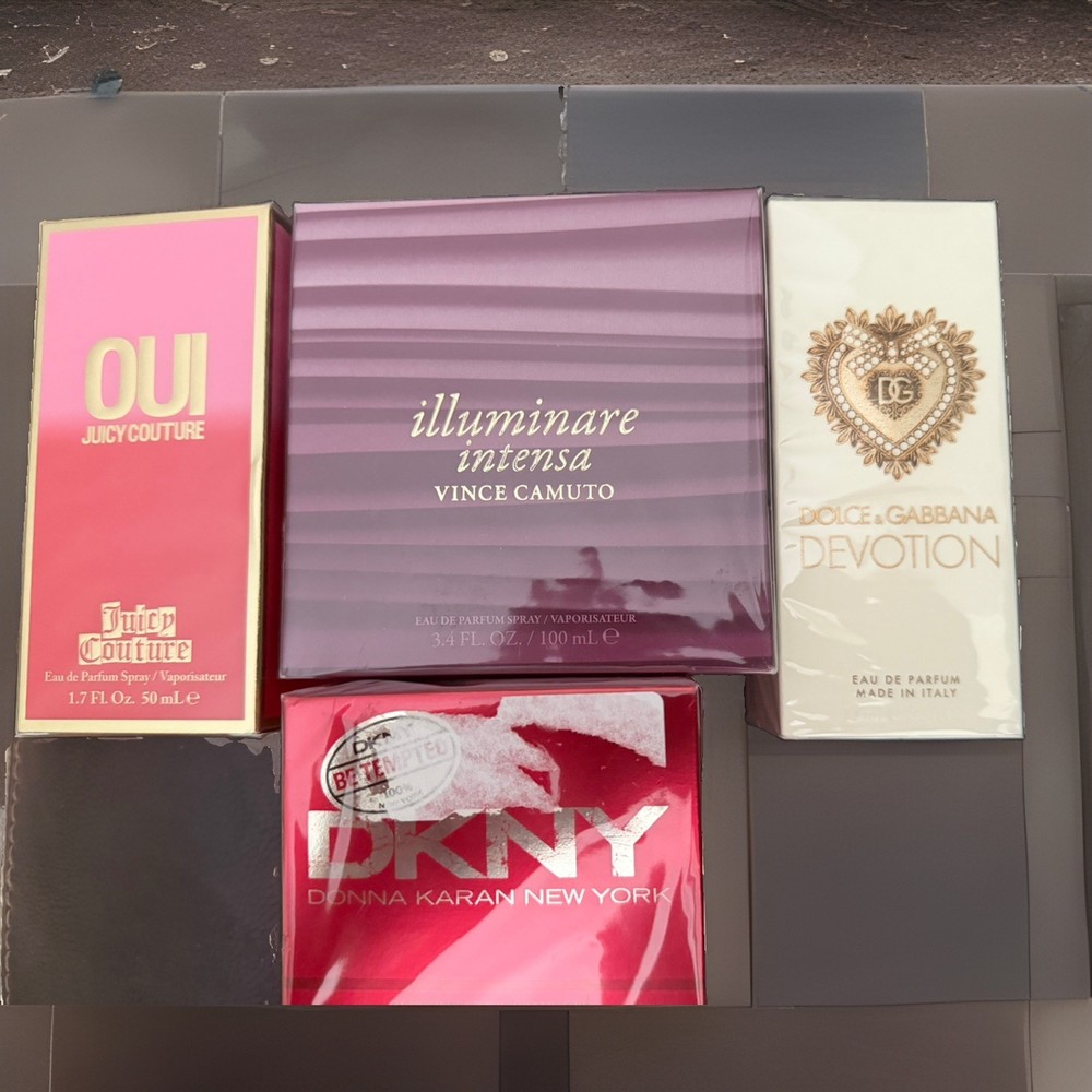✅✅ 4 Piece Perfume Lot, Designer Women Bundle! Brand New Sealed 🤌🤌🤌