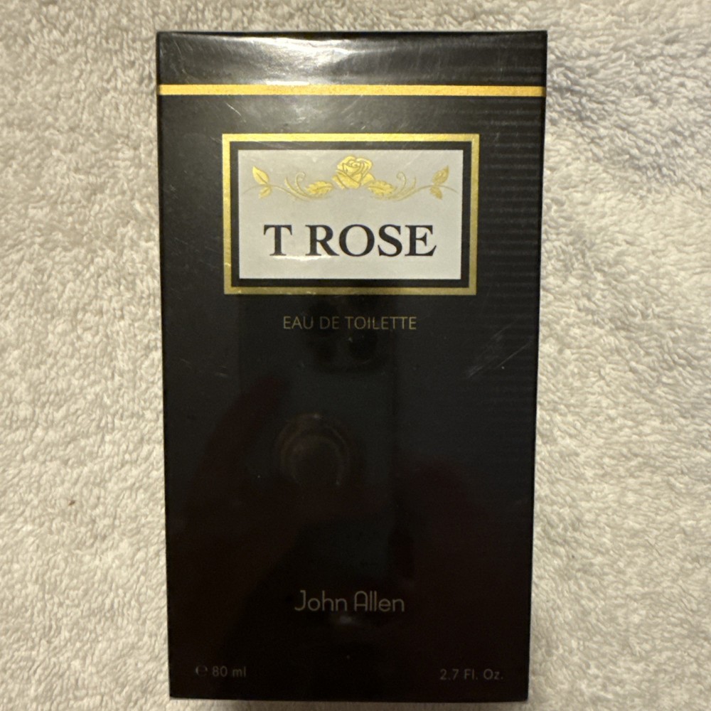 T Rose Eau De Toilette John Allen 80ml / 2.7 Fl Oz New In Box