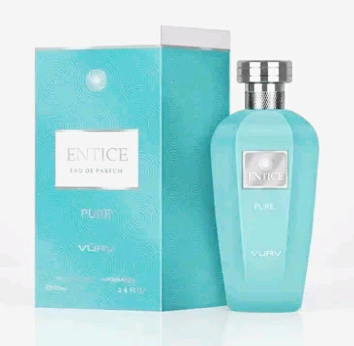 VURV/Lattafa Entice Pure Eau de Parfum Spray 3.4 fl oz. Women’s.*Made in UAE*