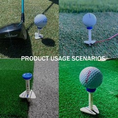 Adjustable Height Golf Tee Off With Greater Consistency & Shoot Better Scores