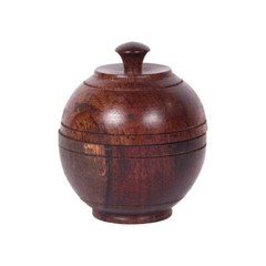 Natural Solid Perfume Lasa Sandal Fragrance For Body Long Lasting In Wooden Jar