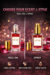 Women’s Fragrance Oils – CHOOSE YOUR SCENT & SIZE– Long Lasting 100% Pure Oils