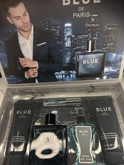Blue de Paris Eau de Parfum Vaporisateur Spray After Shave for Men 5.1 fl oz Set
