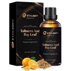 Tobacco & Bay Leaf Fragrance Oil 3.38oz – Scented Oil for Candles, Soap, Diffuse