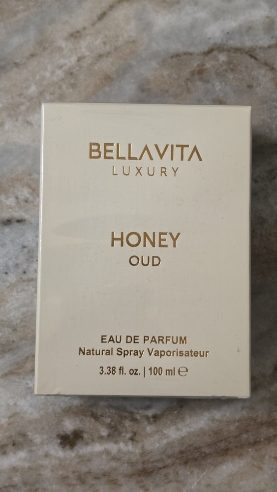 BellaVita Luxury Honey OUD Unisex Eau De Parfum Perfume Spray 3.38 fl.oz Sealed