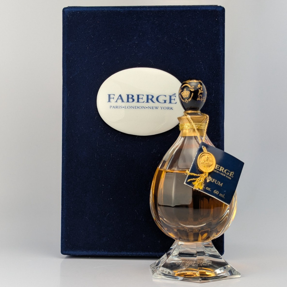 Fabergé Imperial 2 fl oz 1996 Limited Edition St Louis Crystal, Corded, Low Fill