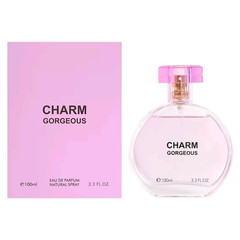 Charm Gorgeous Eau de Parfum Natural Spray For Women, 100 ml / 3.3 fl oz