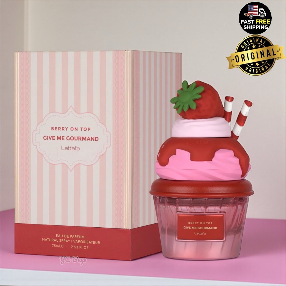 Berry On Top Parfum By LATTAFA Perfume 75ml Give Me Gourmand | Made In U.A.E