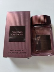 Tom Ford CAFE ROSE Eau De Parfum 0.14 fl. oz. / 4 ml Mini Perfume Splash ~BNIB~