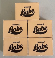 Vintage BABE Faberge Bath Bar Soap 3 Oz. in Original Boxes (3) Made in England