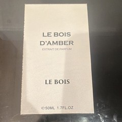 LE BOIS D’AMBER Extrait de Parfum Spray 50ML 1.7FL.OZ Saffron Jasmine Amber