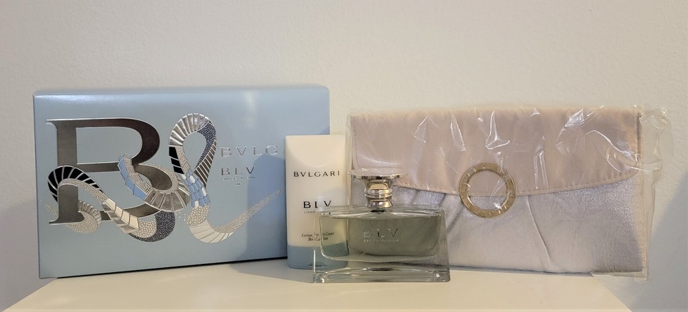 3pc Set BVLGARI BLV II 1.7 oz edp + 2.5 oz B.Lotion + pouch perfume for women