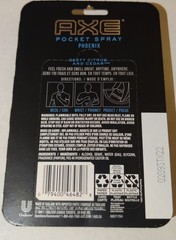 2 AXE Pocket Spray Fragrance for Men Phoenix Scented Instant Fresh 250 Sprays!