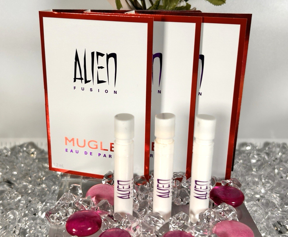 MUGLER ALIEN FUSION EAU DE PARFUM SPRAY SAMPLE 0.04FL.OZ/1.2ML x 03 VIAL CARDED