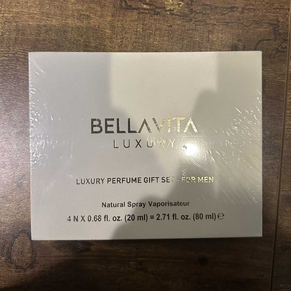 Bella Vita Luxury Perfume Gift Set Men Eau de Parfum Spray 4x20ml 2.71oz