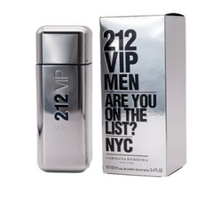 212 VIP by Carolina Herrera * Cologne for Men * 3.4 oz * BRAND NEW IN BOX