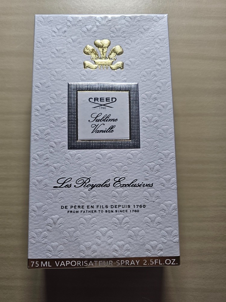 Creed Sublime Vanille Eau De Parfum EDP 2.5 oz 75 ml Perfume New Sealed
