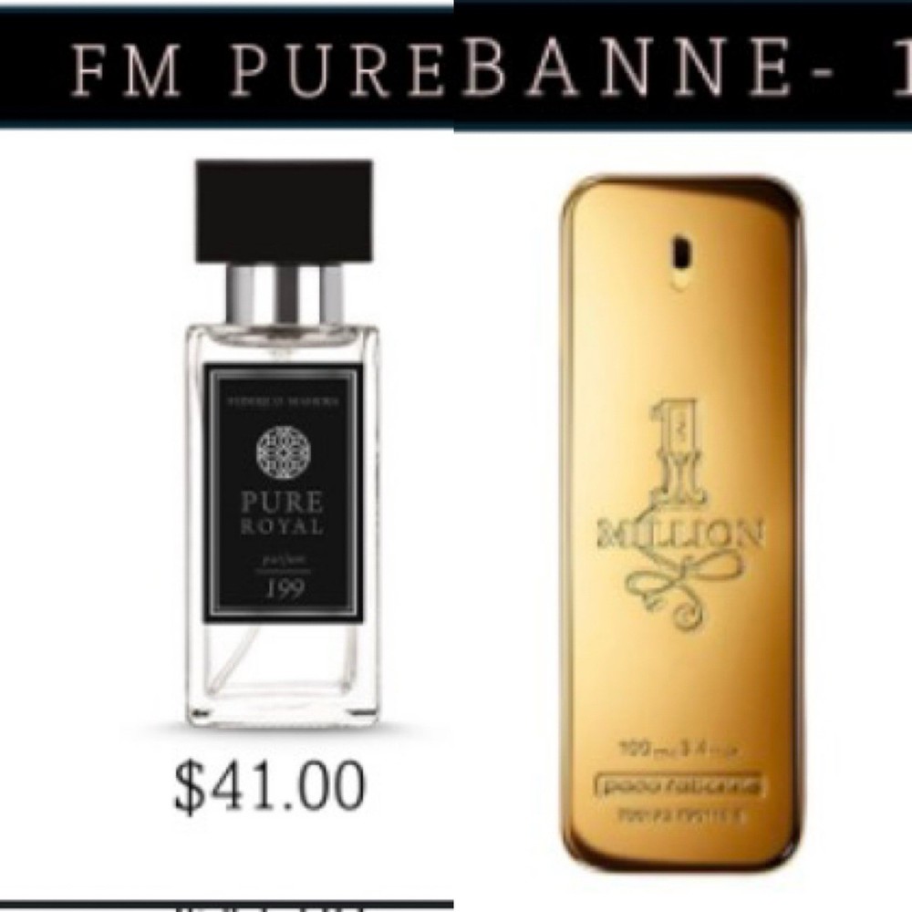 Frederico Mahara 199 Inspired By Mens Rabanne 1 Million 1.7 oz Perfume NIB