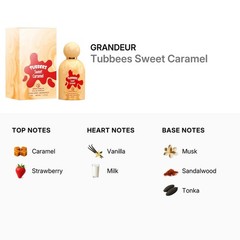 Grandeur Unisex Tubbees Sweet Caramel EDP Spray 1.7 oz Fragrances 5055810099428