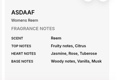 ASDAAF Reem Eau de Parfum Spray for Women 100 ml./3.4 oz.*Made in UAE*