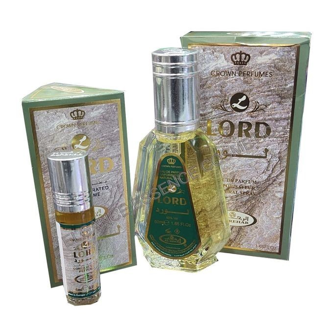 Al Rehab Lord 2 – Piece Set for Man, (50ml EDP Spray + 6 ml Perfume Oil