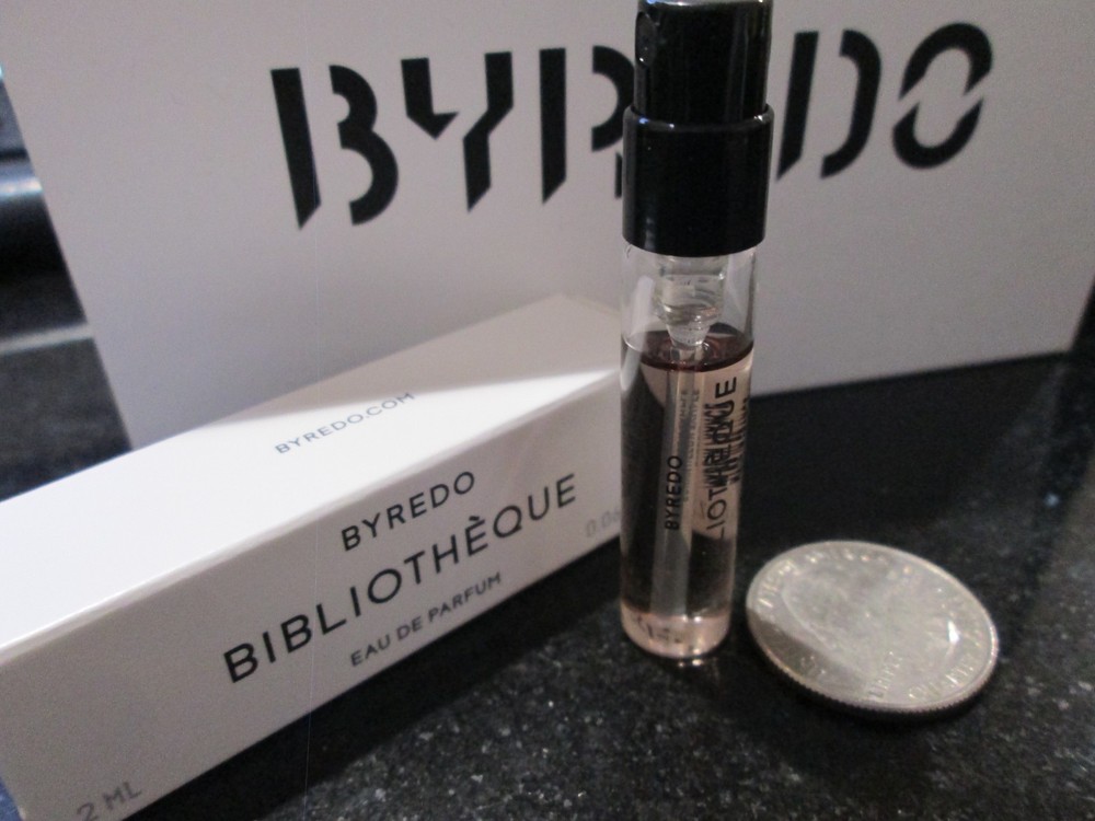 Byredo Bibliotheque eau de parfum 2ml sample NIB Unique, sexy!