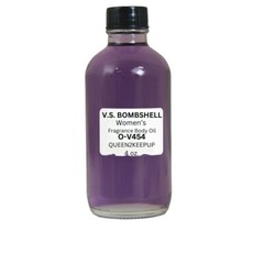 V.S. Bombshell (Women) Body Oil Fragrance Similar 4 oz Glass Bottle