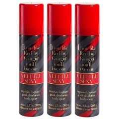 A Little Sexy Deodorant Body Spray for Women, 2.5 Ounce PACK OF 3