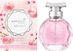 Samurai Woman White Peach EDP 40mL: The Sweet, Elegant Japanese Luxury Perfume.