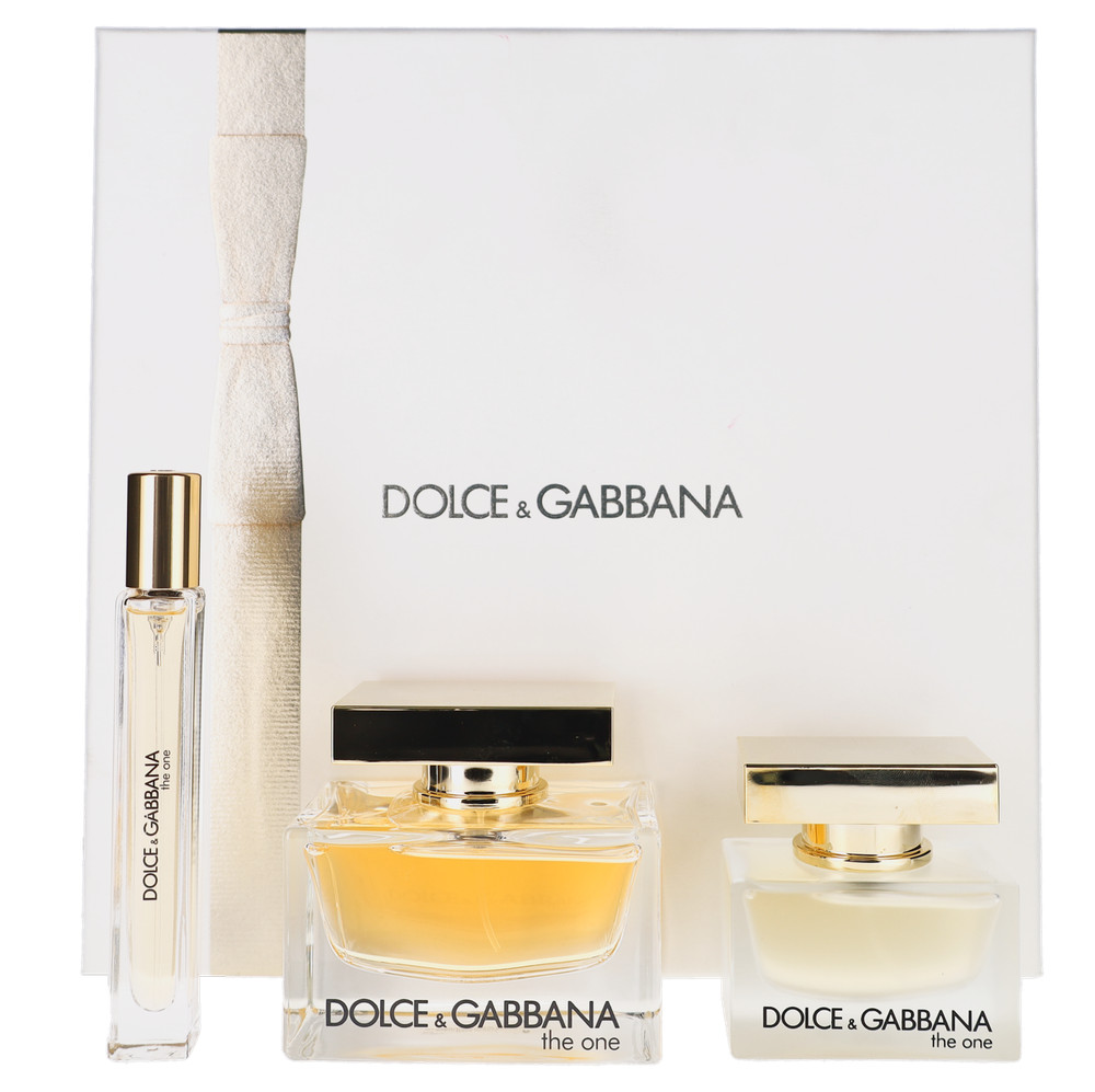 The One by Dolce & Gabbana Women Set: EDP x2 + Hair Mist 2.5+0.33+1.0oz DB