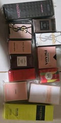 Designer Women’s Eau de Parfum Sample Spray Lot, Assorted Brands & Scents