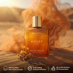 Bellavita Luxury Honey Oud Eau De Parfum | 100 Ml (3.4 Fl.Oz.) | Perfume for Men