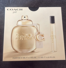 Coach Coach Gold Parfum Spray Set 1.7 fl oz / 50 mL + 0.25 fl oz / 7.5 mL