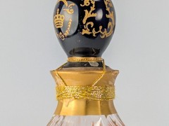 Fabergé Imperial 2 fl oz 1996 Limited Edition St Louis Crystal, Corded, Low Fill