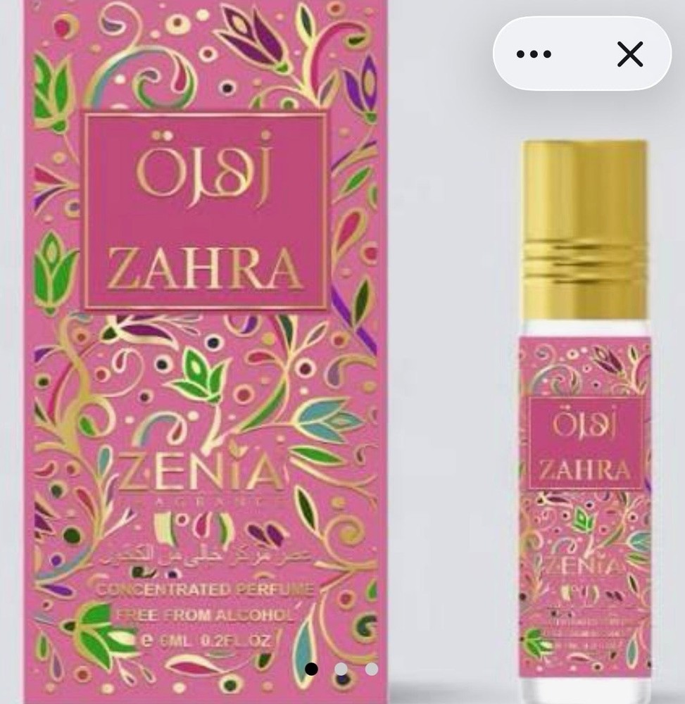 Zenia Zahra Perfume Oil Roll-On 6ml