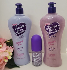 Love’s BERRY SWEET Body Mist 1.5 oz, Lotion 12 oz, Body Wash 12 oz by DANA