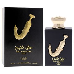 3 Pack Pride Ishq Al Shuyukh Gold by Lattafa for Men – 3.4 oz EDP Spray
