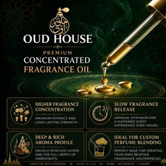 Oud House Light Blue DD&GG Perfumery Oil 3.4 fl oz Fresh Citrus Floral