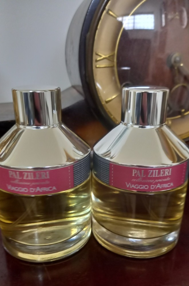 RARE PAL ZILERI VIAGGIO D’AFRICA, EDT, LOT OF 2, EACH 100ML/3.4FL.OZ, ITALY