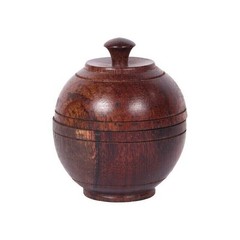 Lasa Golden Wood Natural Solid Perfume In Wooden Jar Long Lasting Fragrance