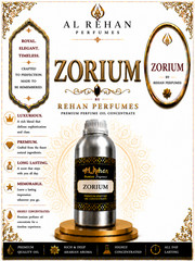 Al Rehan Perfumes Zorium Premium Attar Perfume Oil Best Long Lasting Scent Oil