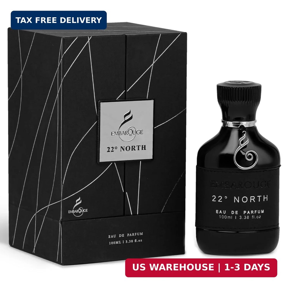 22° North EDP Long Lasting Luxury Perfume Men Women French Inspired 100ml