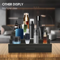 Sephyroth Cologne Organizer for Men 4 Tier of Elevated Display Black