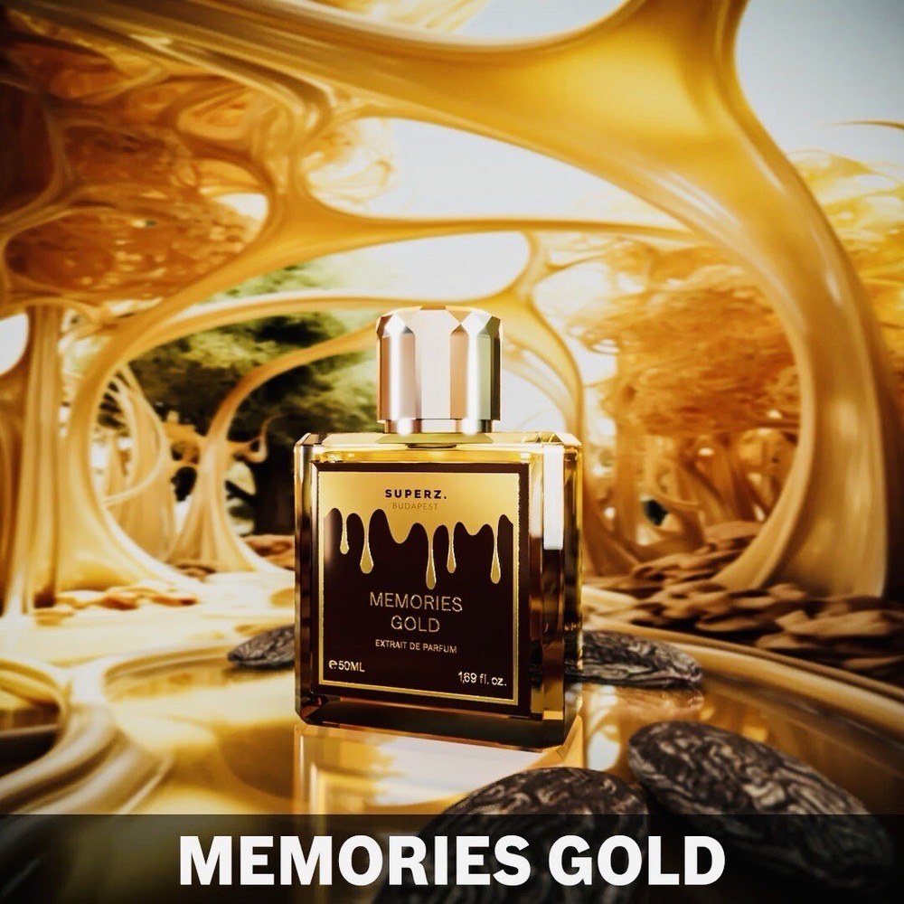 MEMORIES GOLD by Superz Budapest 50ML EXTRAIT DE PARFUM NEW SEALED. USA SELLER