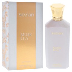Sezan Musk Lily EDP for Women Soft Floral Powdery Musk Scent 2.9 oz Spray