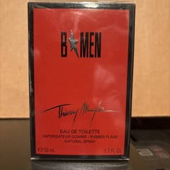 B Men by Thierry Mugler 1.7 oz / 50 ml EDT spray rubber flask Sealed NIB