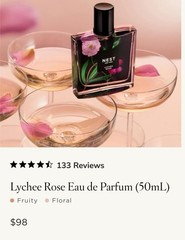 NEST New York Lychee Rose Eau de Parfum Spray, 1.7 fl oz Regular Size
